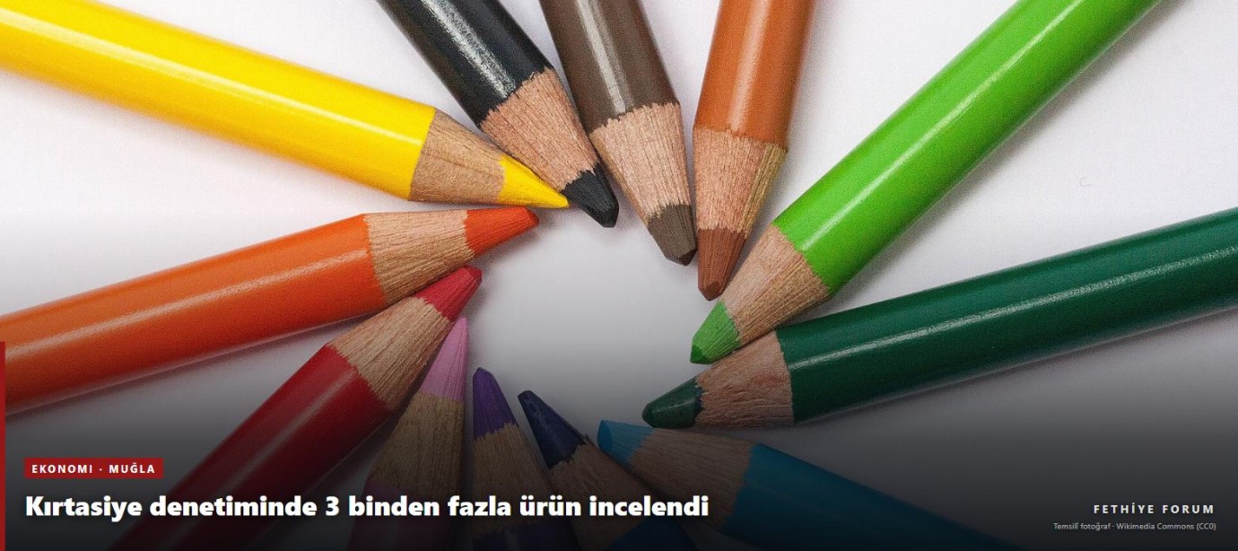 Muğla'da kırtasiye denetimi: 3 binden fazla ürün incelendi, aykırı işletmelere ceza