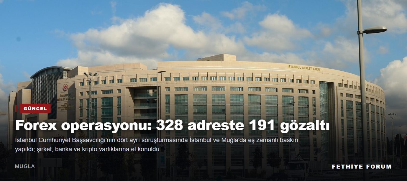 Forex operasyonunda 191 gözaltı: Muğla'daki adreslere de eş zamanlı baskın