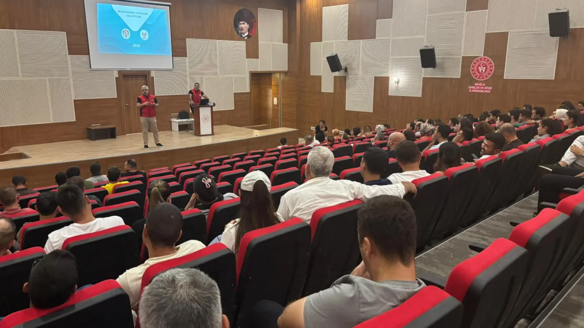 Bilgilendirme konferansından bir kare