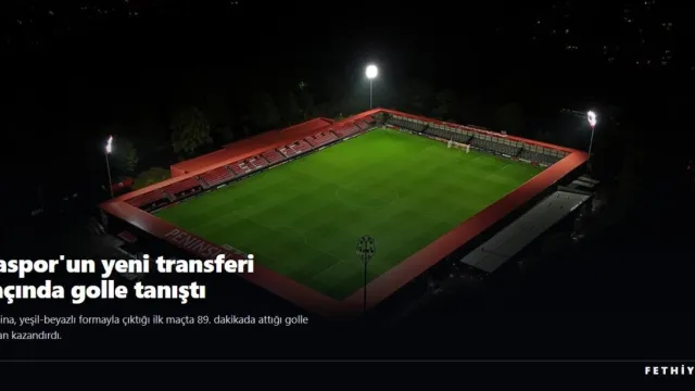 Muğlaspor'un yeni transferi Korede Osundina ilk maçında gol attı