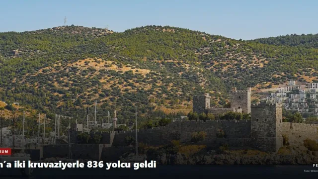 Bodrum'a iki kruvaziyerle 836 yolcu geldi