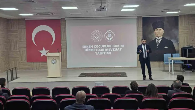 Çocuk bakımevleri bilgilendirme toplantısından bir görünüm