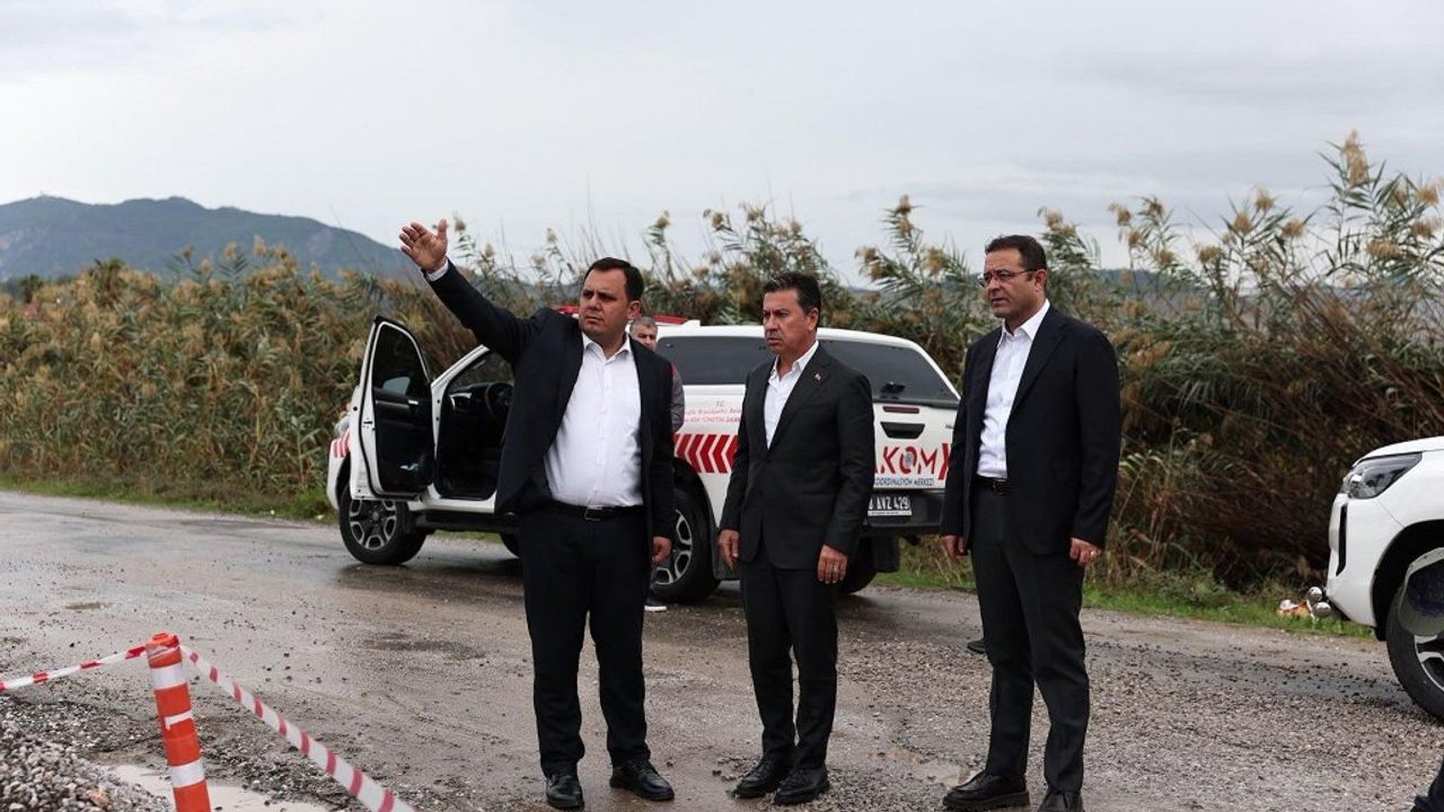 Başkan Aras ve heyet Dalaman'da incelemede
